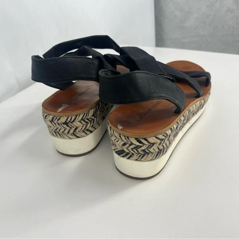 Lucky Brand | 9.5 black sandals